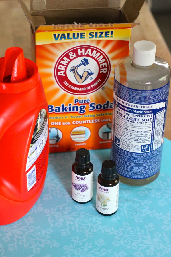 Homemade Laundry Detergent with Castile Bar Soap