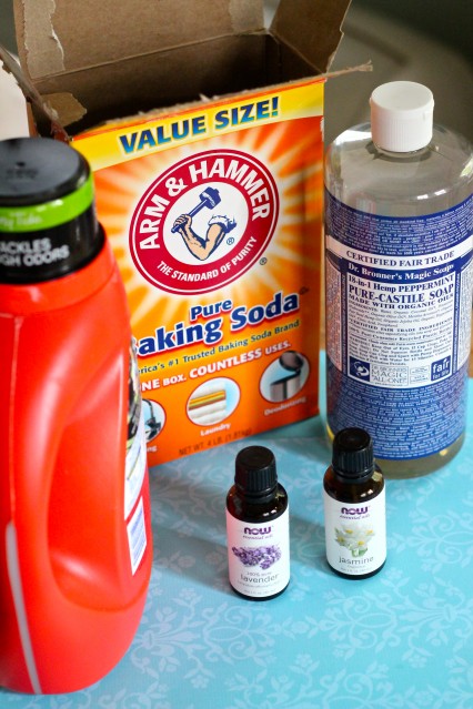 Homemade Laundry Detergent with Castile Bar Soap